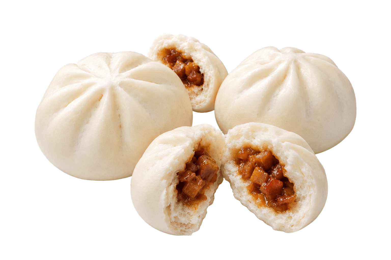 Bao: Relleno de puerco con salsa tipo BBQ